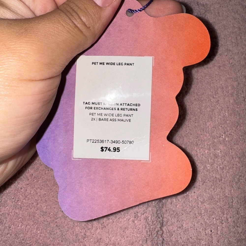 Yitty Pet Me Wide Leg Pant NWT 2x - Picture 9 of 9